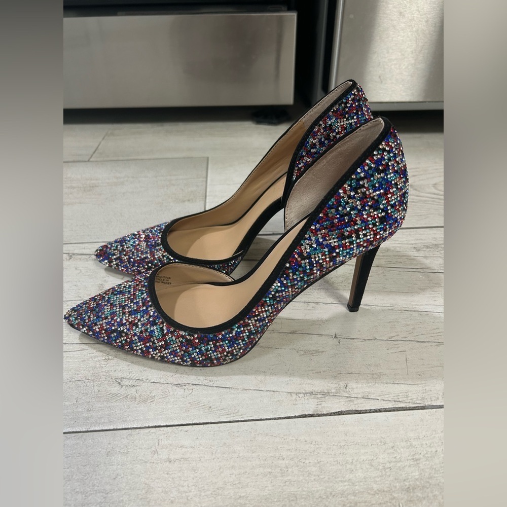 INC Rhinestone Heels - Picture 2 of 3